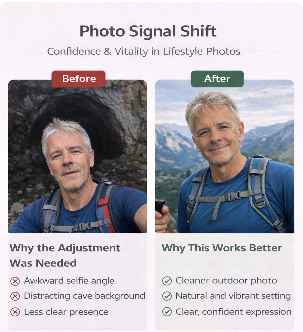 Photo Signal Shift — Confidence and vitality in lifestyle photos